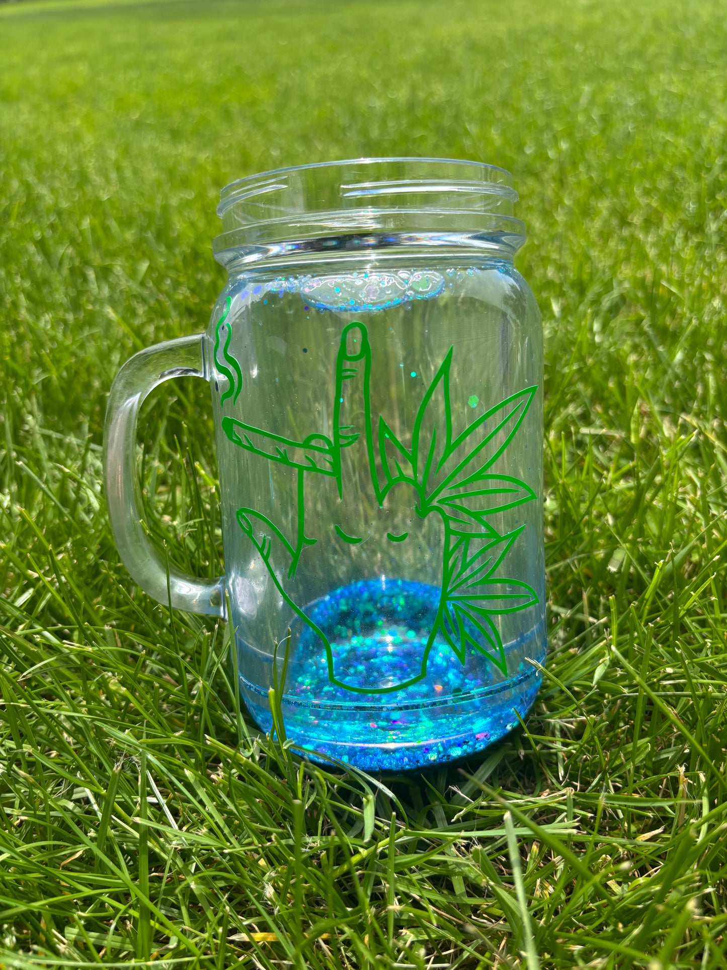 Mason Jar Style 16oz Tumbler
